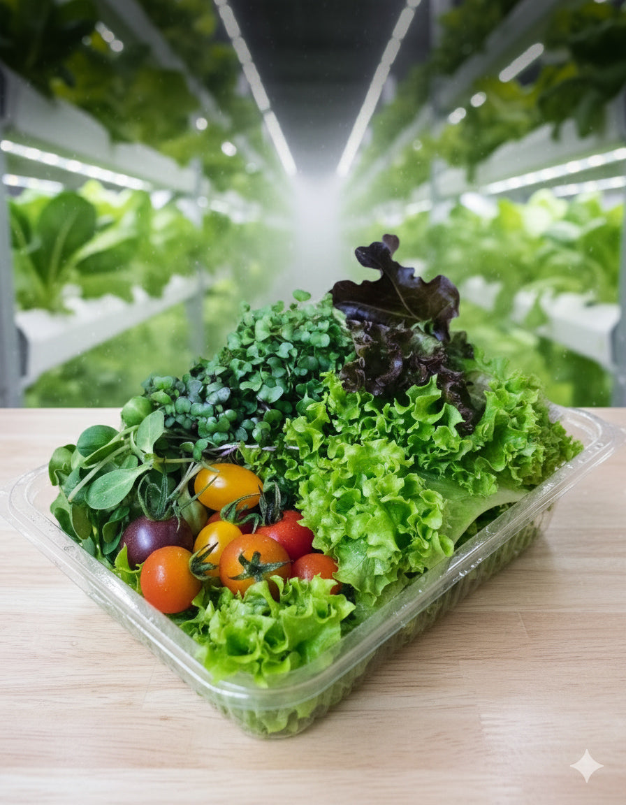 Pesticide-free salad box